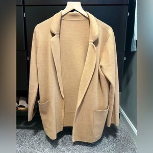 J Crew Eloise Sweater Blazer in Heather Khaki Size XS